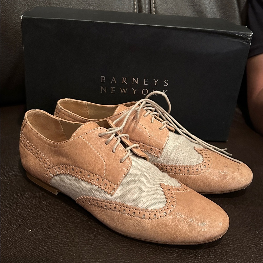 Barneys 2 tone Leather shoes